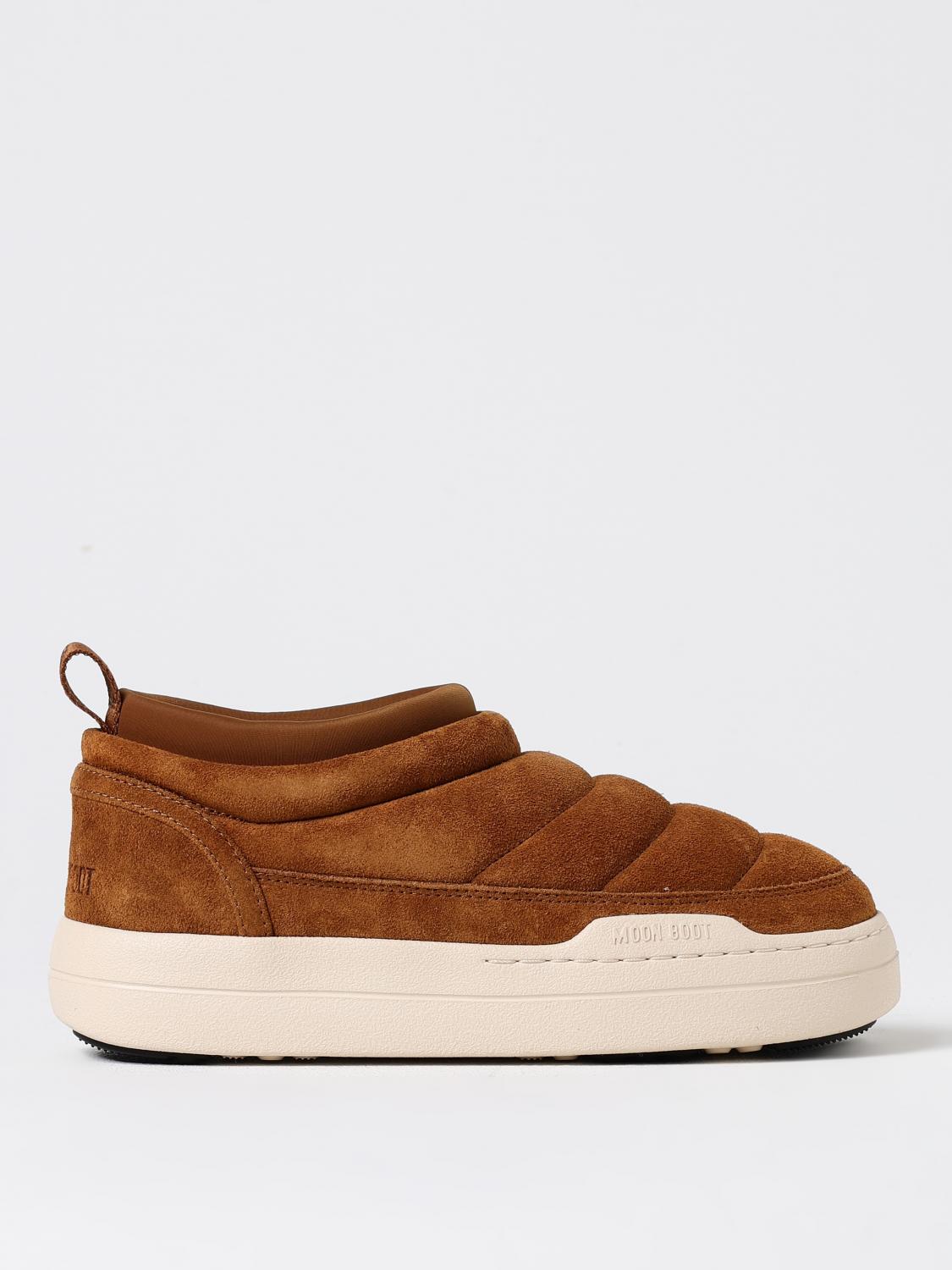 MOON BOOT SNEAKERS: Sneakers Park Moon Boot in camoscio trapuntato , Bruciato - Img 1
