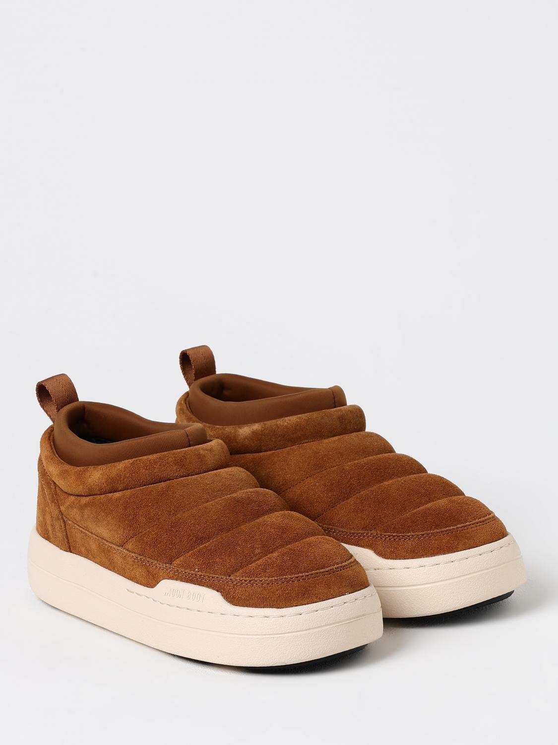 MOON BOOT SNEAKERS: Sneakers Park Moon Boot in camoscio trapuntato , Bruciato - Img 2