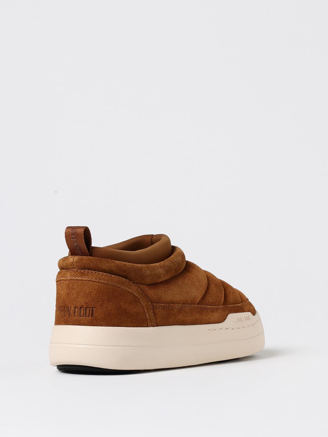 MOON BOOT SNEAKERS: Sneakers Park Moon Boot in camoscio trapuntato , Bruciato - Img 3