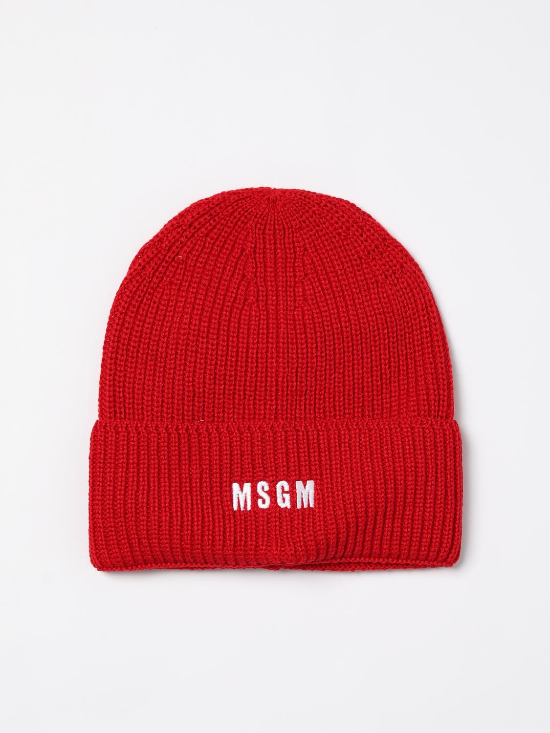 MSGM HAT: Hat men MSGM, Red - Img 1