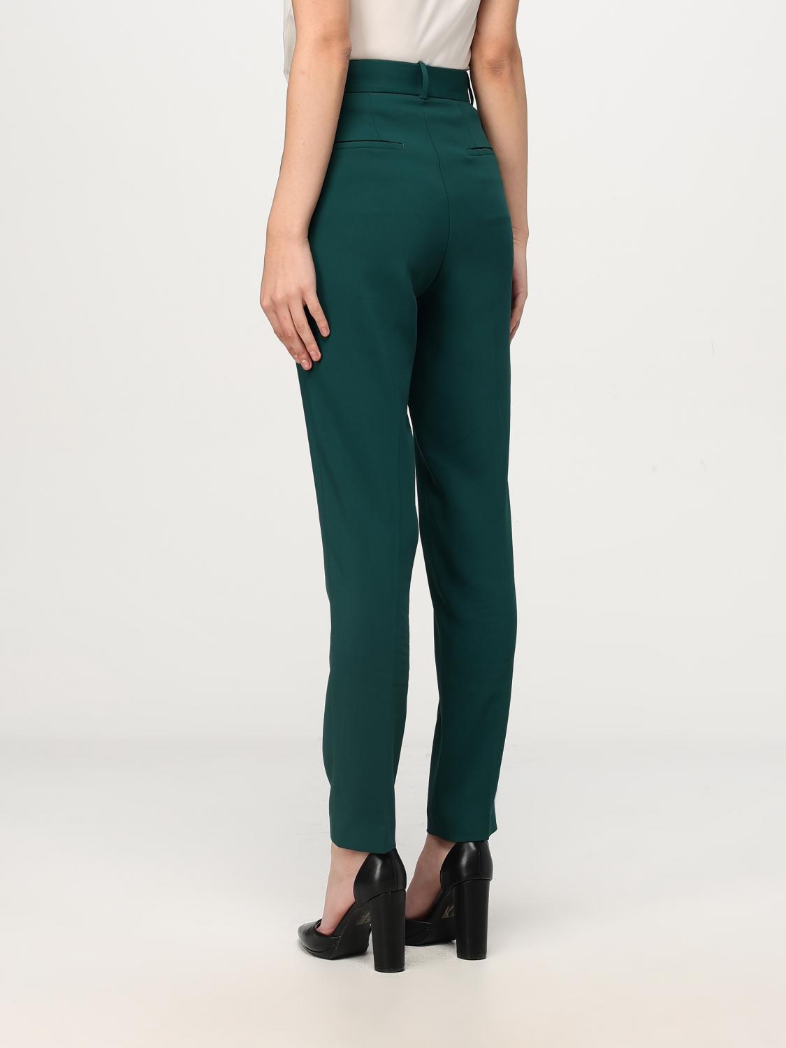 PINKO PANTS: Pants woman Pinko, Green - Img 2