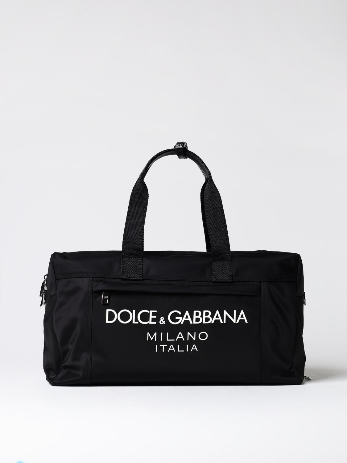 DOLCE & GABBANA VALIGIA: Borsone Dolce & Gabbana in nylon , Nero - Img 1