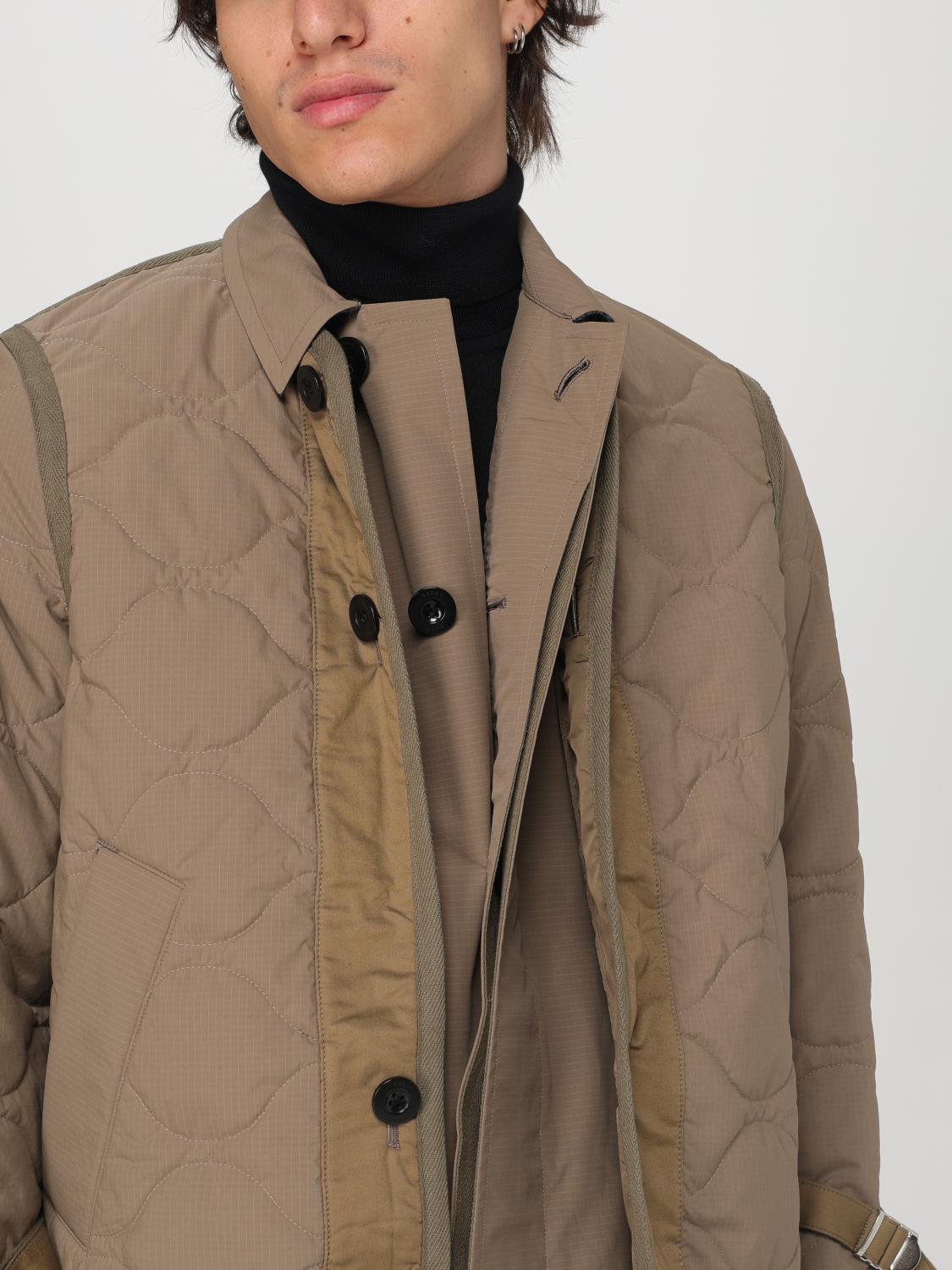 Sacai コート メンズ - ベージュ | 2403482M | GIGLIO.COM