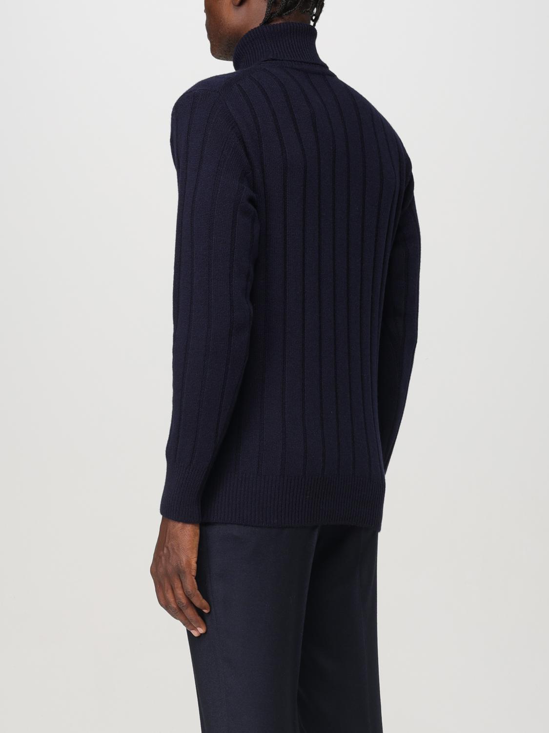 LARDINI SWEATER: Sweater men Lardini, Blue - Img 2