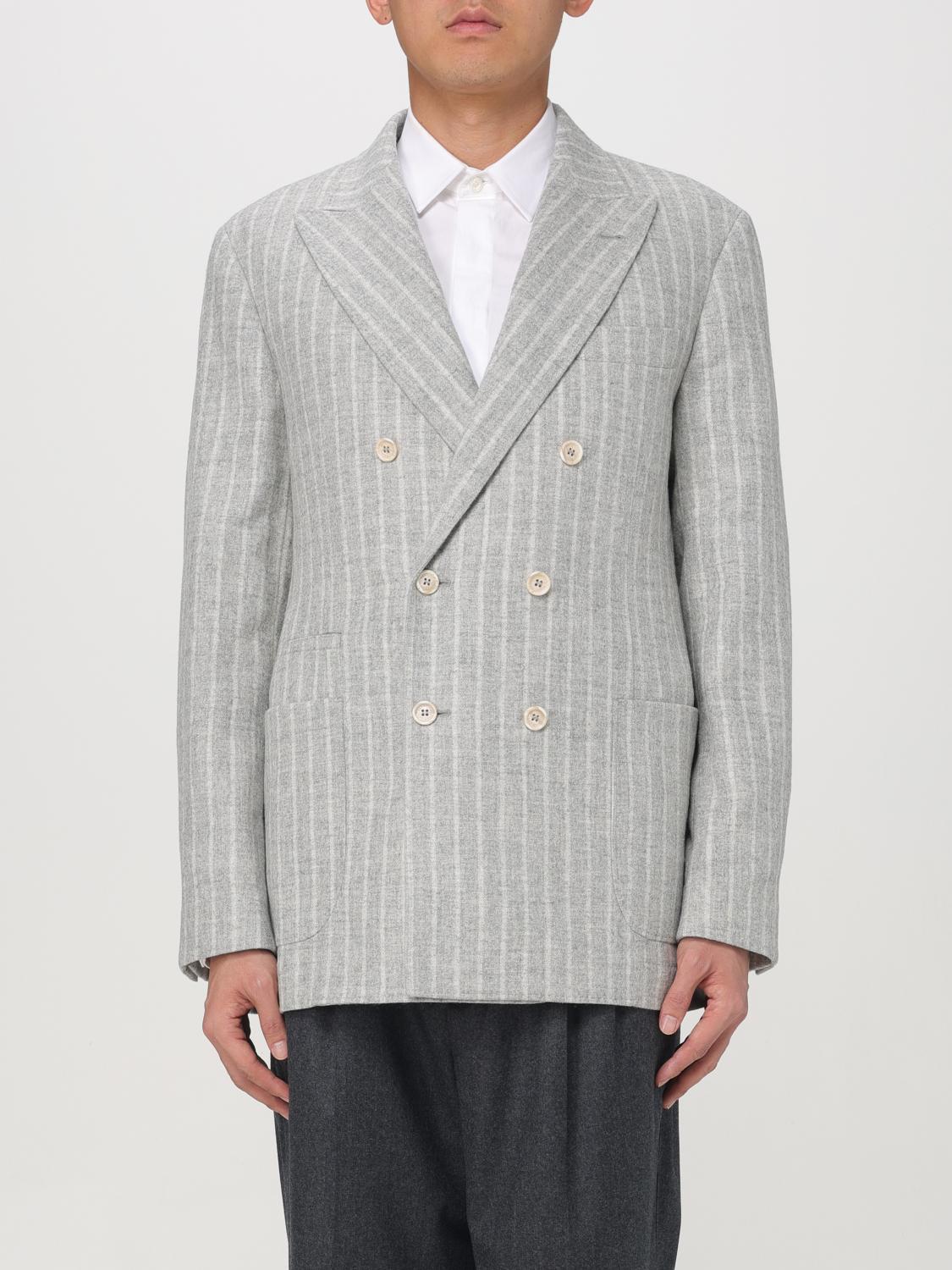 BRUNELLO CUCINELLI BLAZER: Anzug herren Brunello Cucinelli, Grau - Img 1