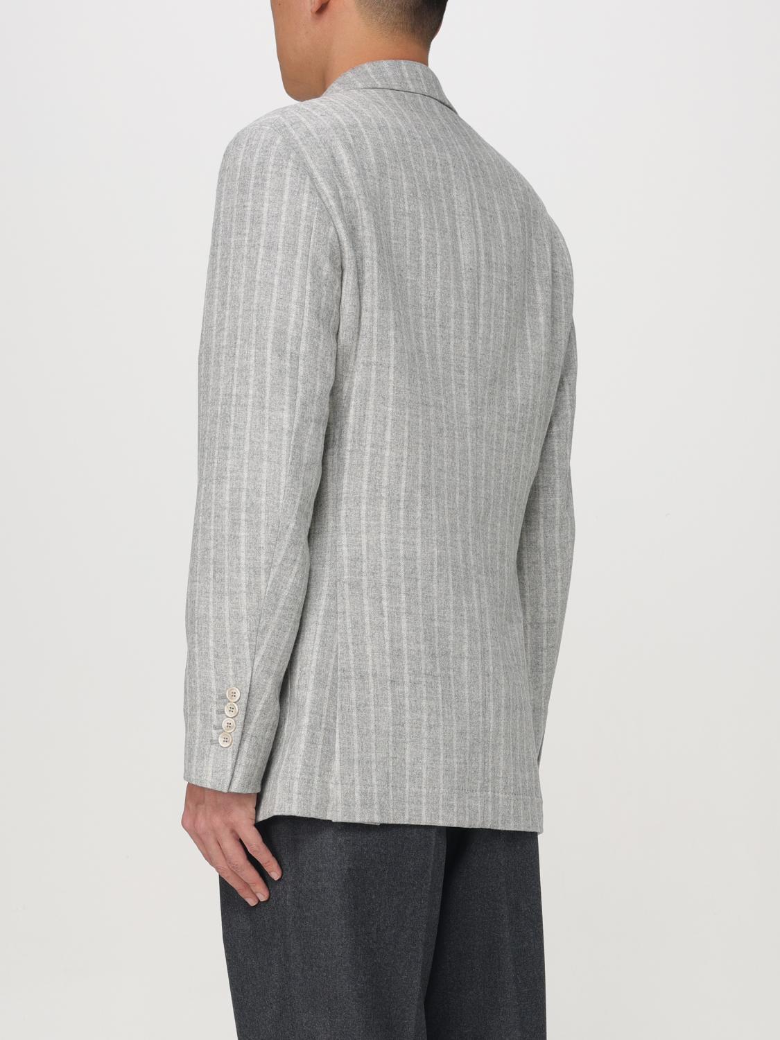 BRUNELLO CUCINELLI BLAZER: Anzug herren Brunello Cucinelli, Grau - Img 3