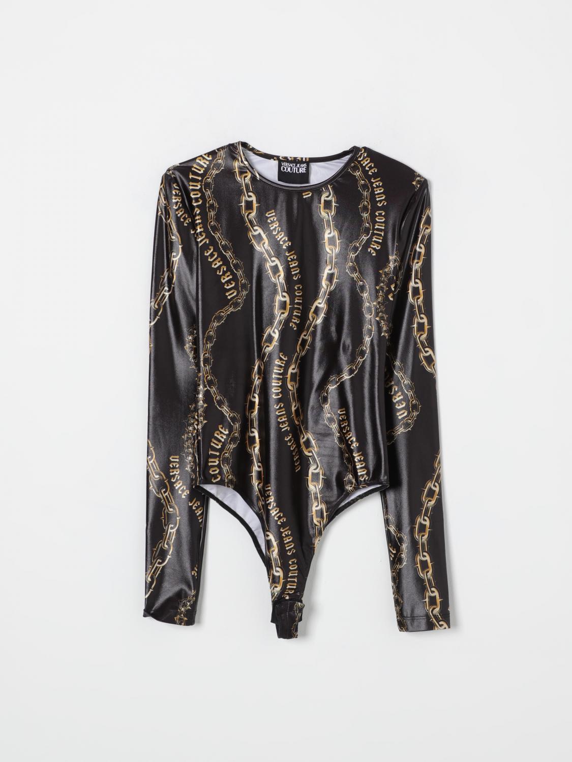 VERSACE JEANS COUTURE TOP: Body damen Versace Jeans Couture, Schwarz - Img 2