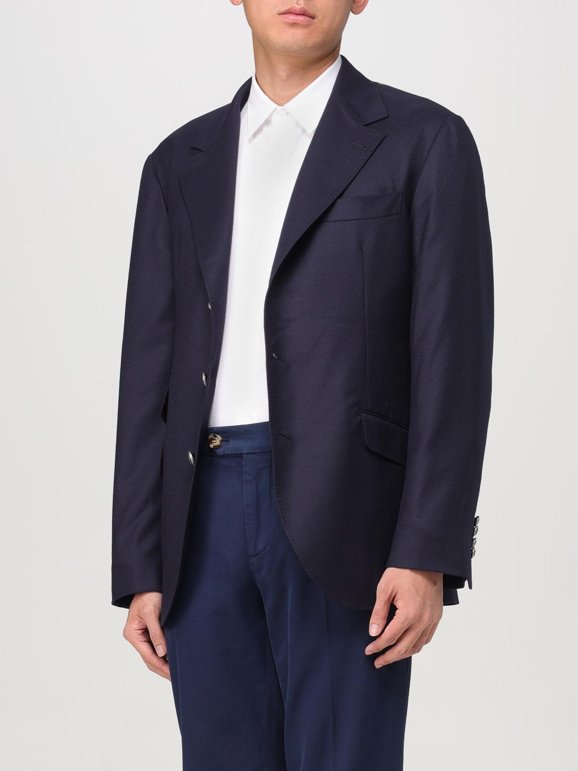 BRUNELLO CUCINELLI BLAZER: Jacket men Brunello Cucinelli, Blue - Img 4