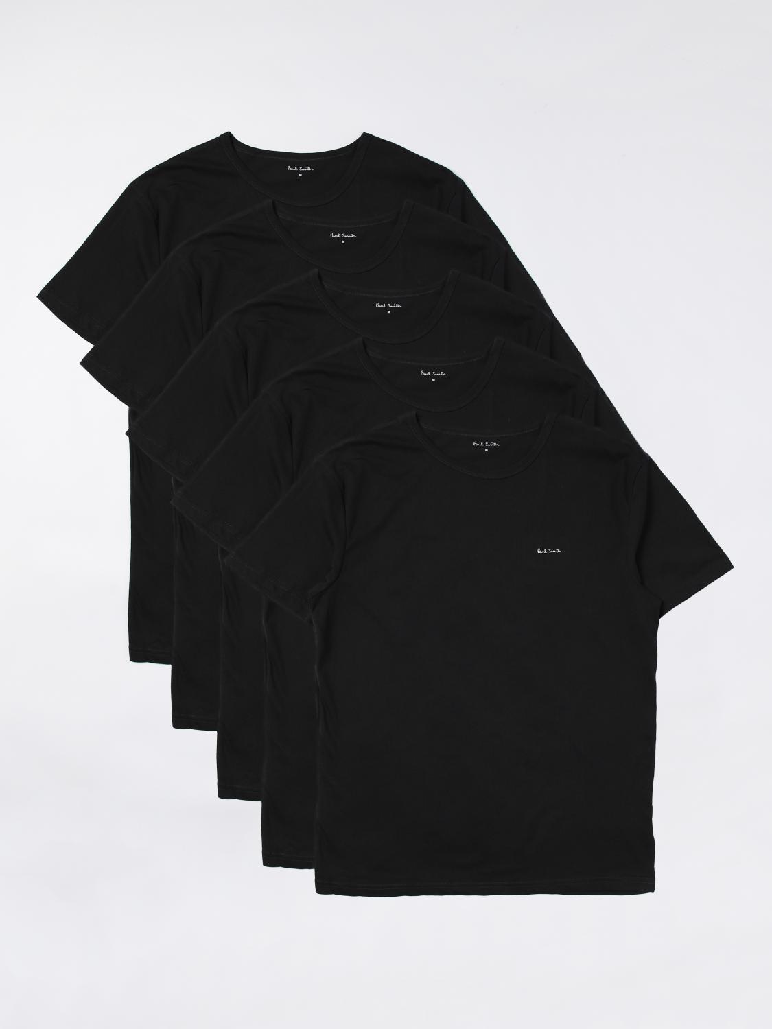 PAUL SMITH T-SHIRT: Set 5 t-shirt intime basic Paul Smith, Nero - Img 2