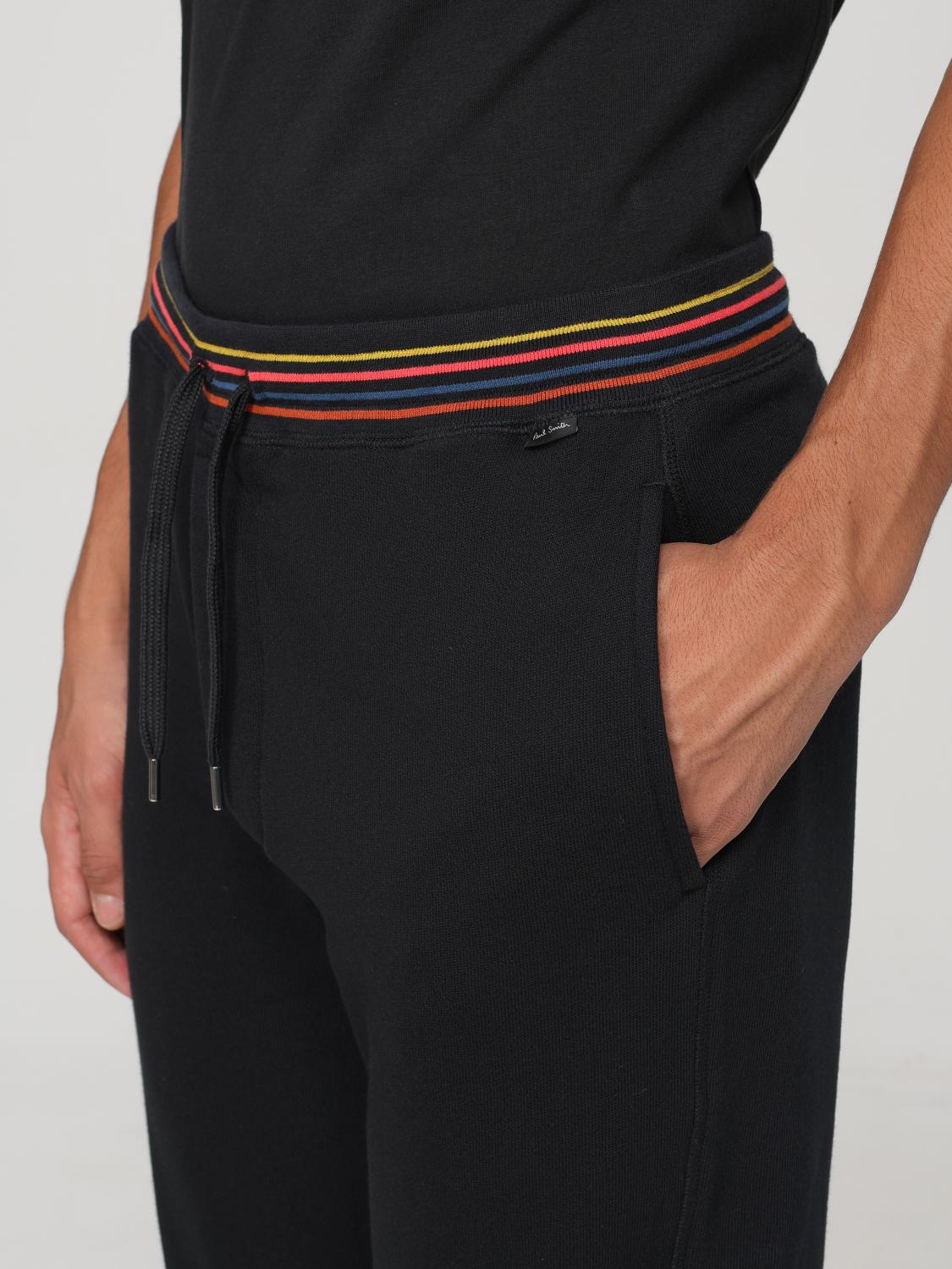 PAUL SMITH 裤子: 运动服 男士 Paul Smith, 黑色 1 - Img 3