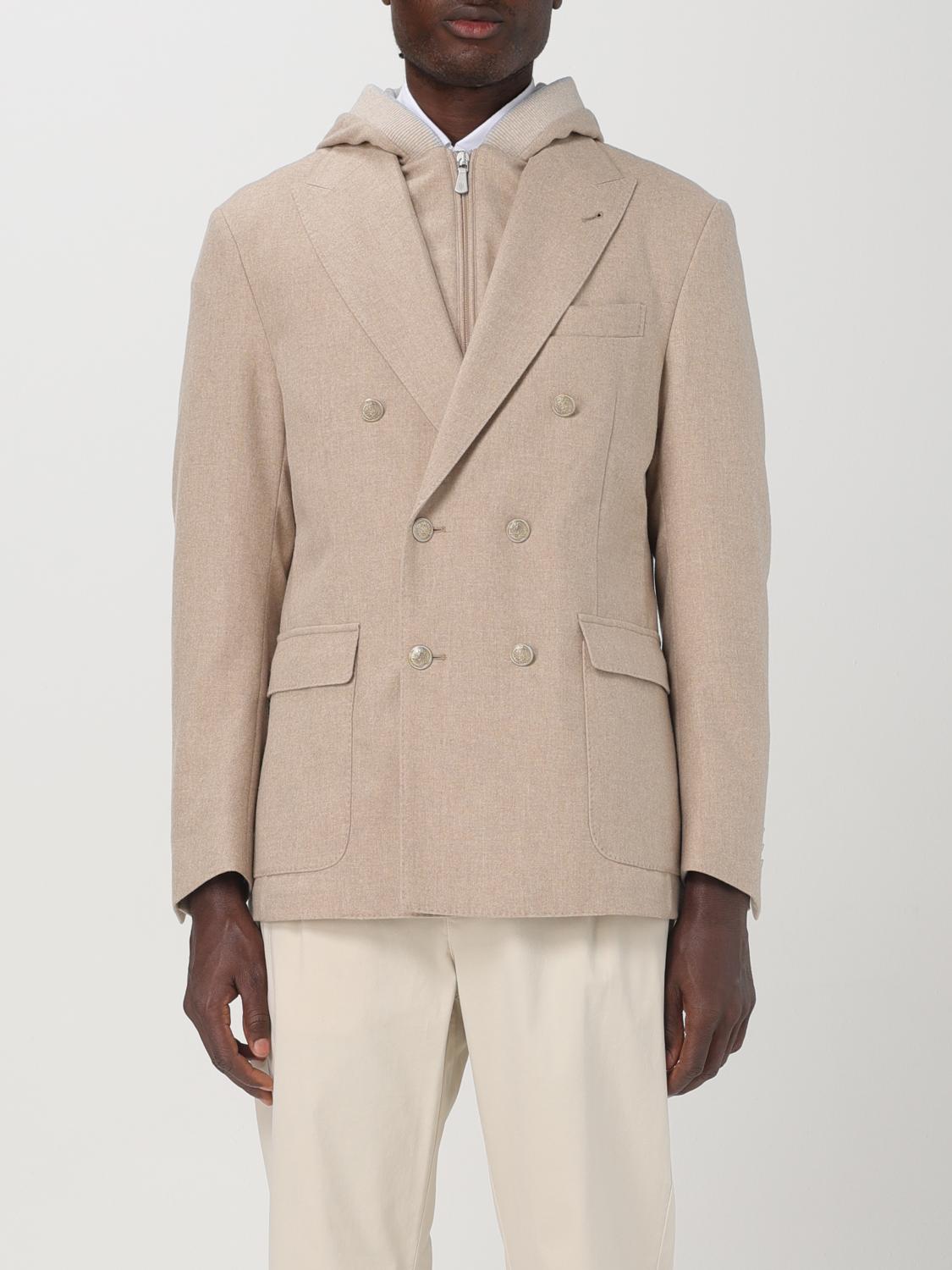 ELEVENTY BLAZER: Jacket men Eleventy, Beige - Img 1