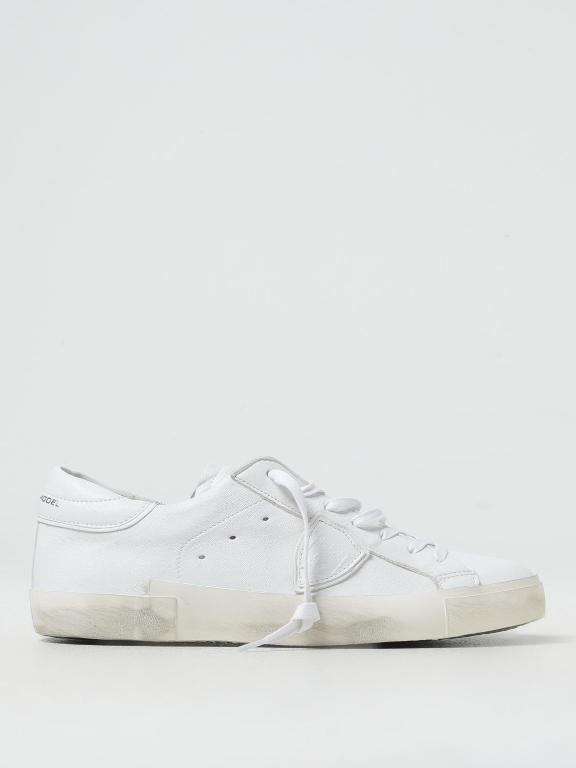 PHILIPPE MODEL BASKETS: Baskets homme Philippe Model, Blanc - Img 1