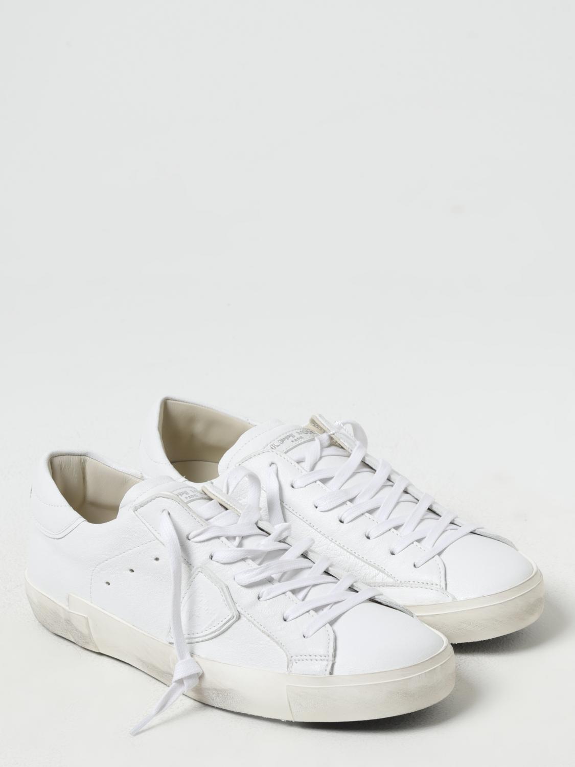 PHILIPPE MODEL BASKETS: Baskets homme Philippe Model, Blanc - Img 2