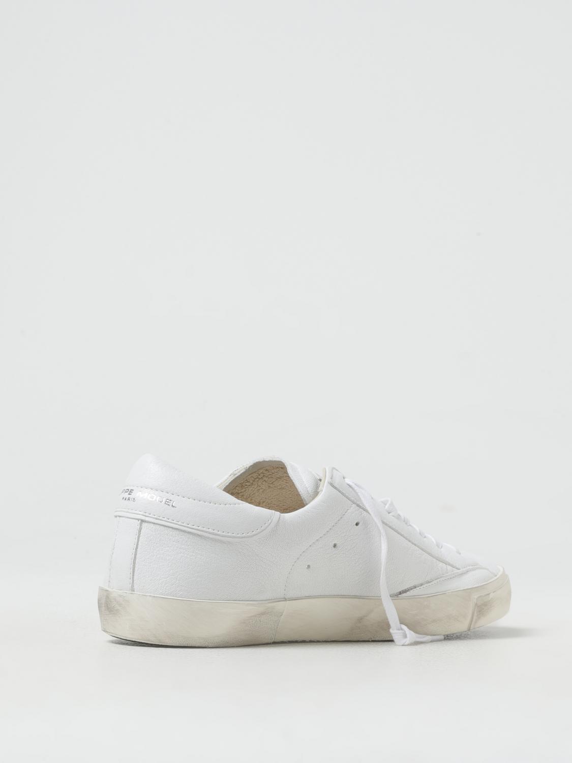 PHILIPPE MODEL BASKETS: Baskets homme Philippe Model, Blanc - Img 3