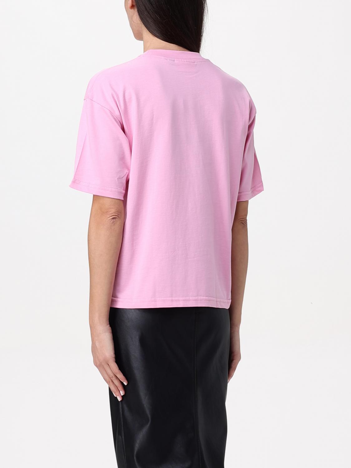 Tシャツ・カットソー GCDS Woman T-Shirt Pink A2OW2301JD9 55 GCDS Outlet: T-shirt woman - Pink | GCDS t-shirt A2OW2301JD9
