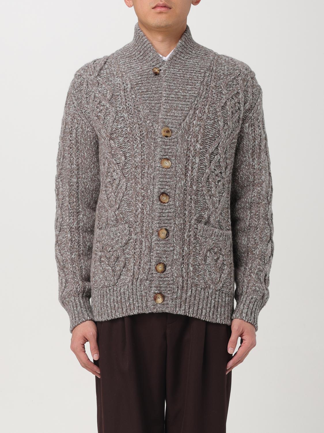 BRUNELLO CUCINELLI CARDIGAN: Brunello Cucinelli men's cardigan, Brown - Img 1