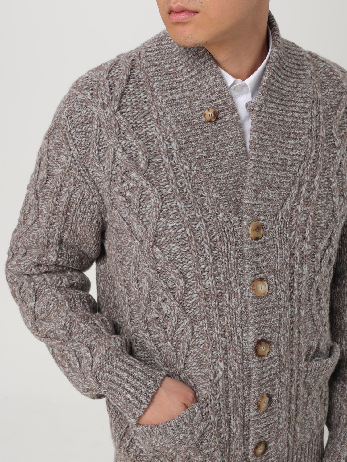 BRUNELLO CUCINELLI CARDIGAN: Brunello Cucinelli men's cardigan, Brown - Img 4