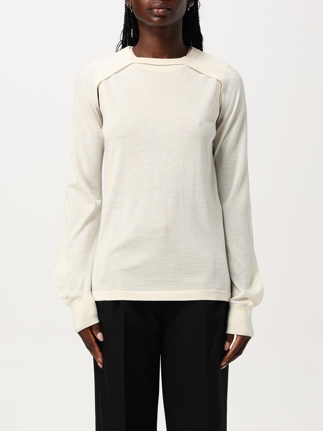 HELMUT LANG MAGLIA: Pullover Helmut Lang in lana , Bianco - Img 1