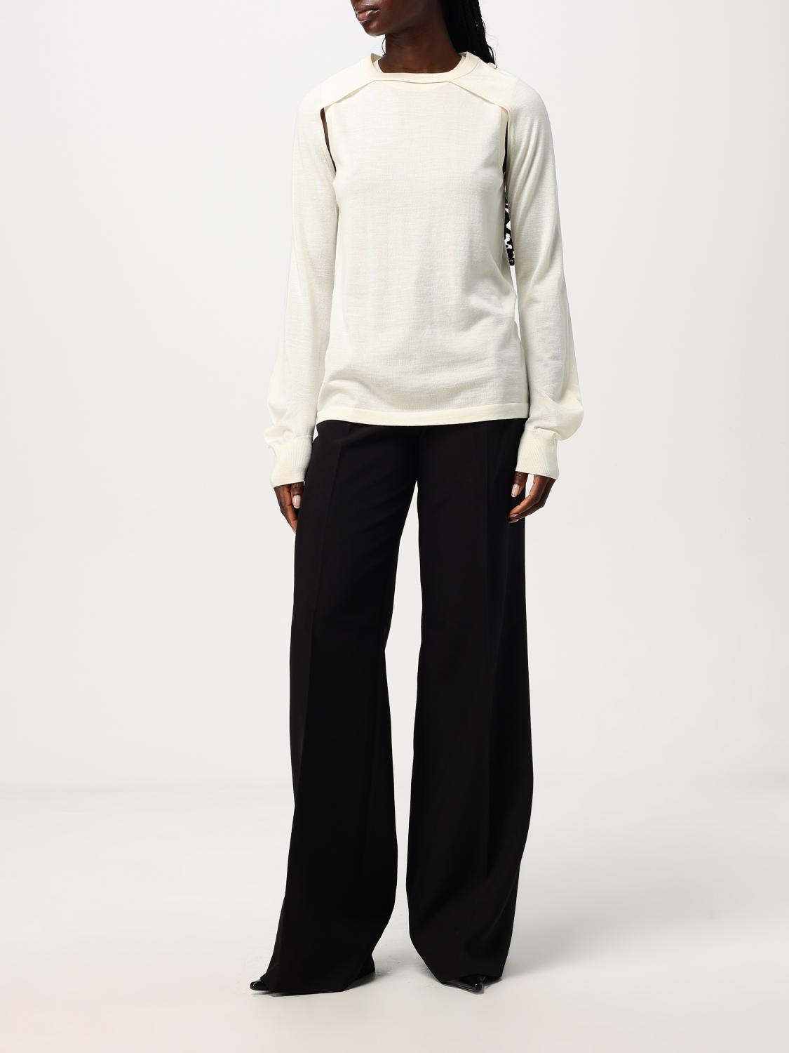 HELMUT LANG MAGLIA: Pullover Helmut Lang in lana , Bianco - Img 2