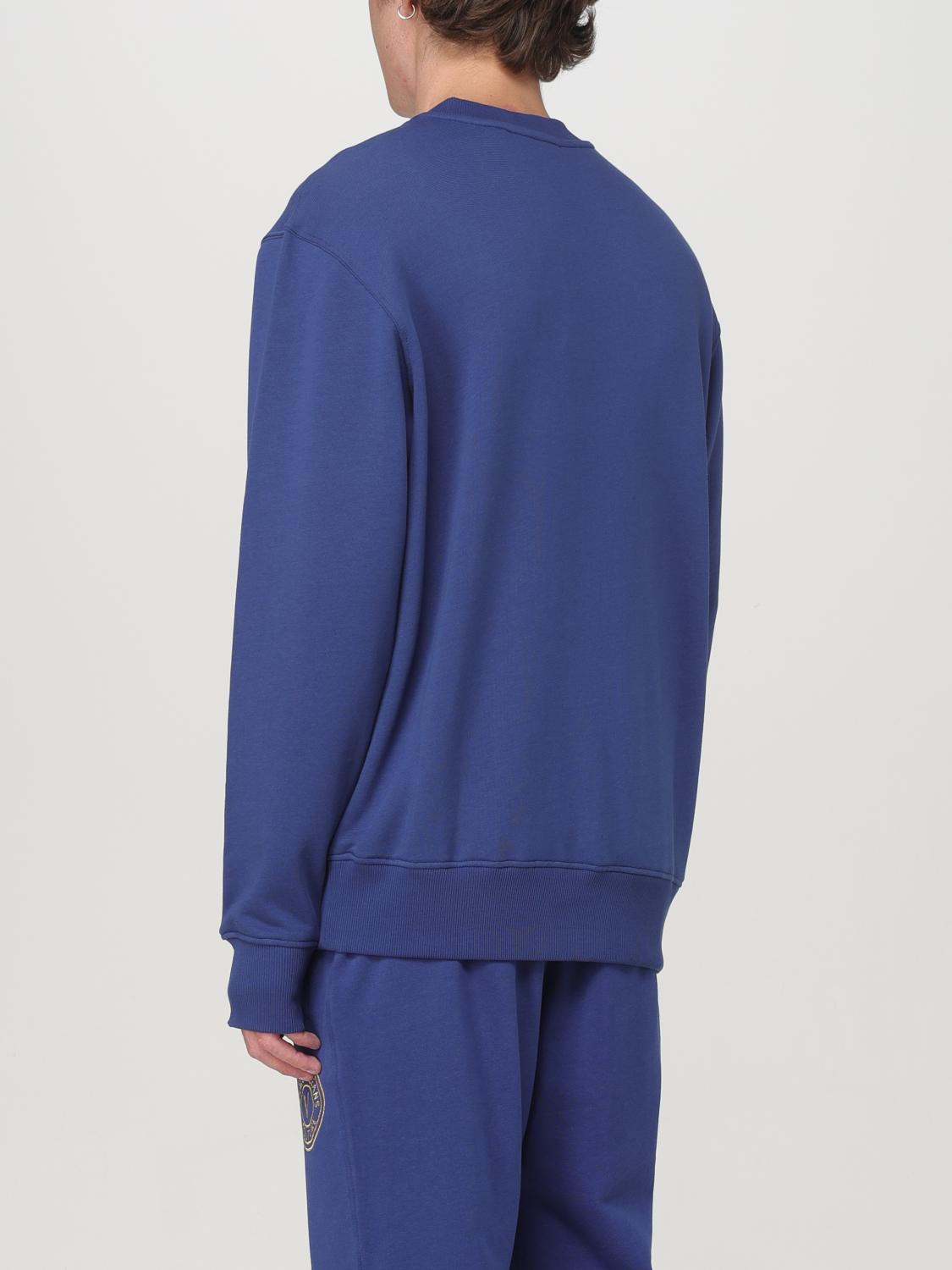 VERSACE JEANS COUTURE SUDADERA: Sudadera hombre Versace Jeans Couture, Azul Oscuro - Img 3