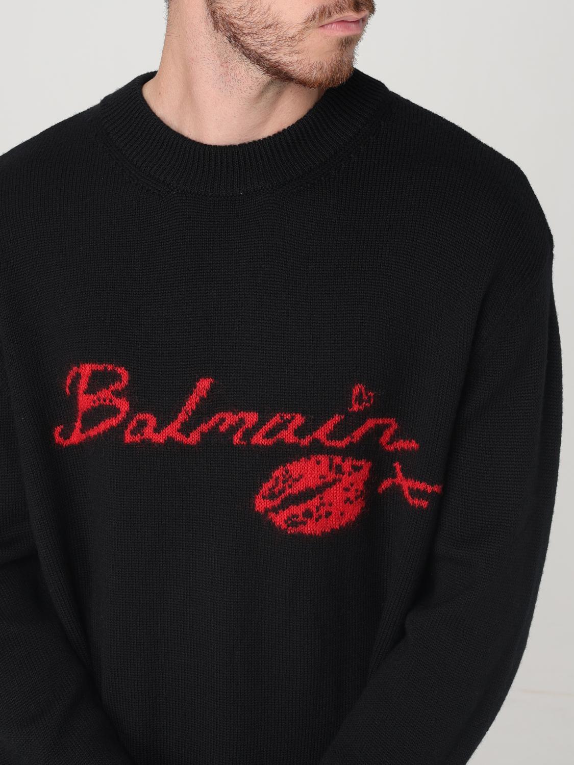 BALMAIN SWEATER: Sweater men Balmain, Black - Img 5