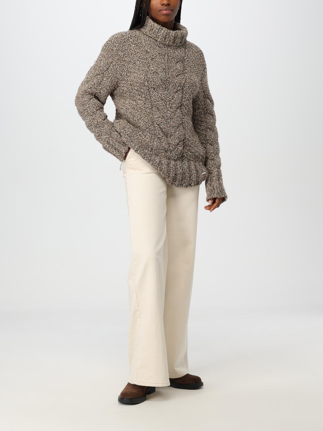 KITON SWEATER: Sweater woman Kiton, Brown - Img 2