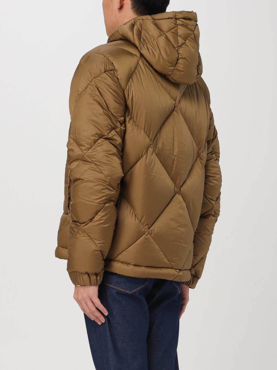 K-WAY JACKET: Coat men K-way, Brown - Img 2