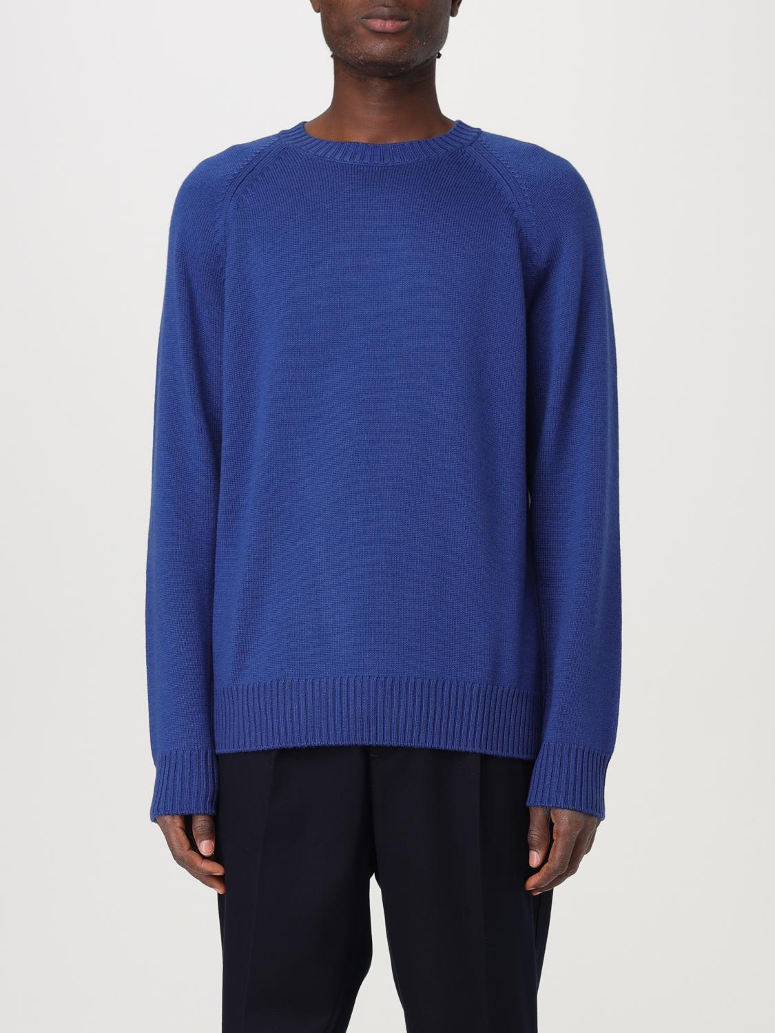 PAOLO PECORA CARDIGAN: Sweater men Paolo Pecora, Blue - Img 1