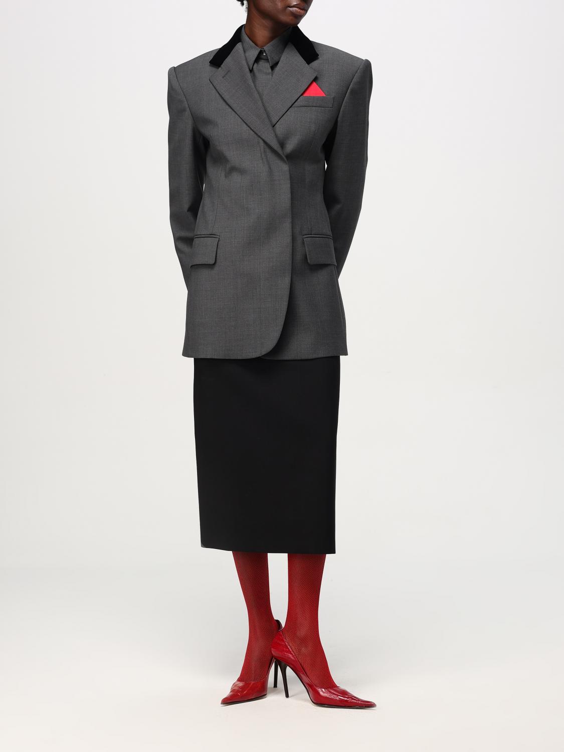 SPORTMAX BLAZER: Veste femme Sportmax, Gris - Img 2