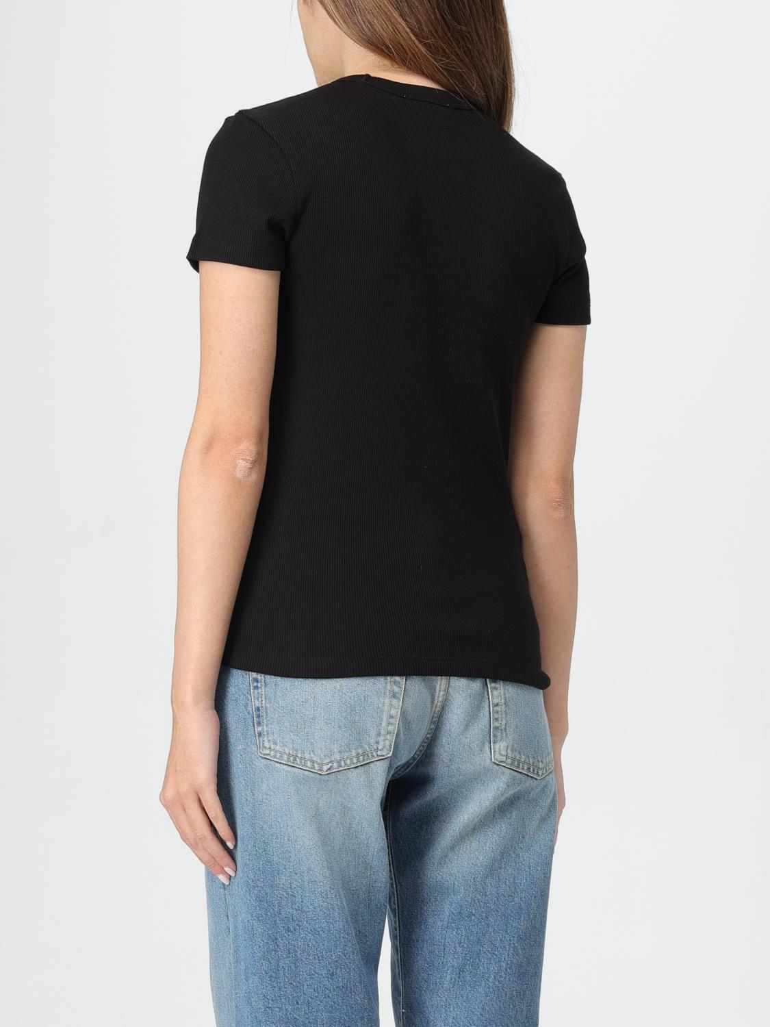 LACOSTE T-SHIRT: Sweater woman Lacoste, Black - Img 2