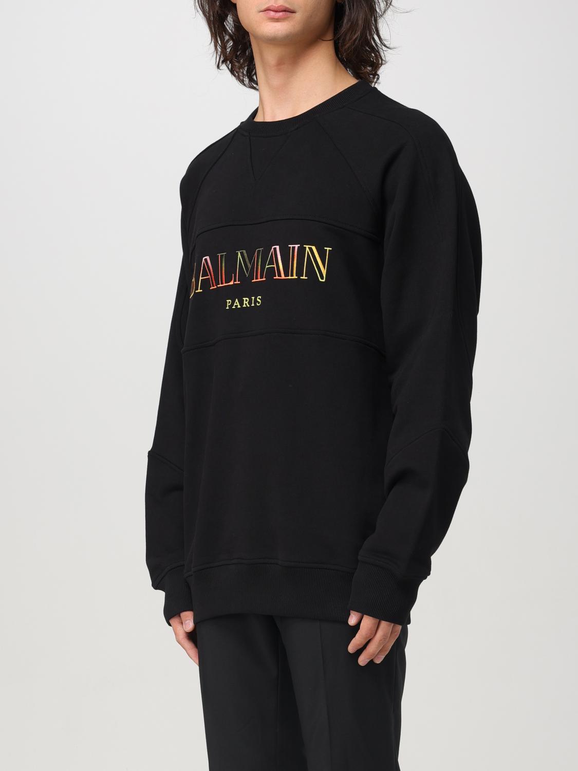 BALMAIN SWEATSHIRT: Sweatshirt men Balmain, Black - Img 4