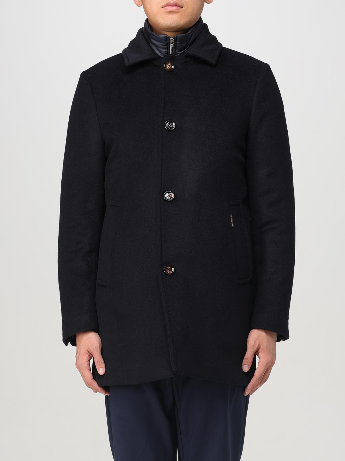 MOORER JACKET: Coat men Moorer, Blue - Img 1