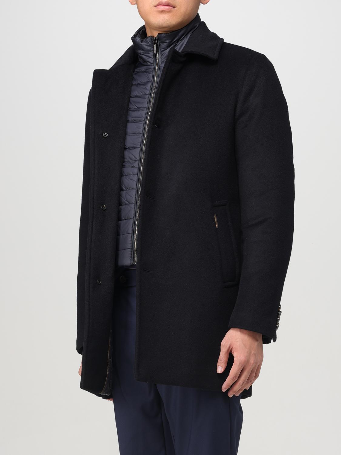 MOORER JACKET: Coat men Moorer, Blue - Img 3