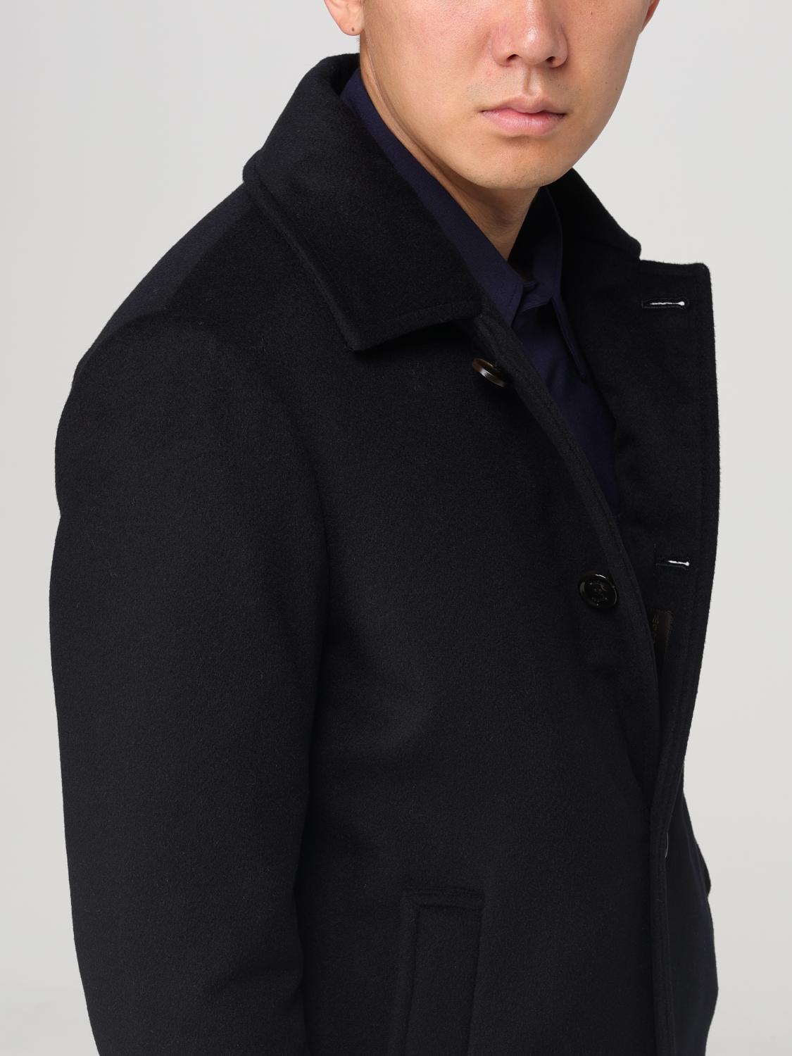 MOORER JACKET: Coat men Moorer, Blue - Img 4