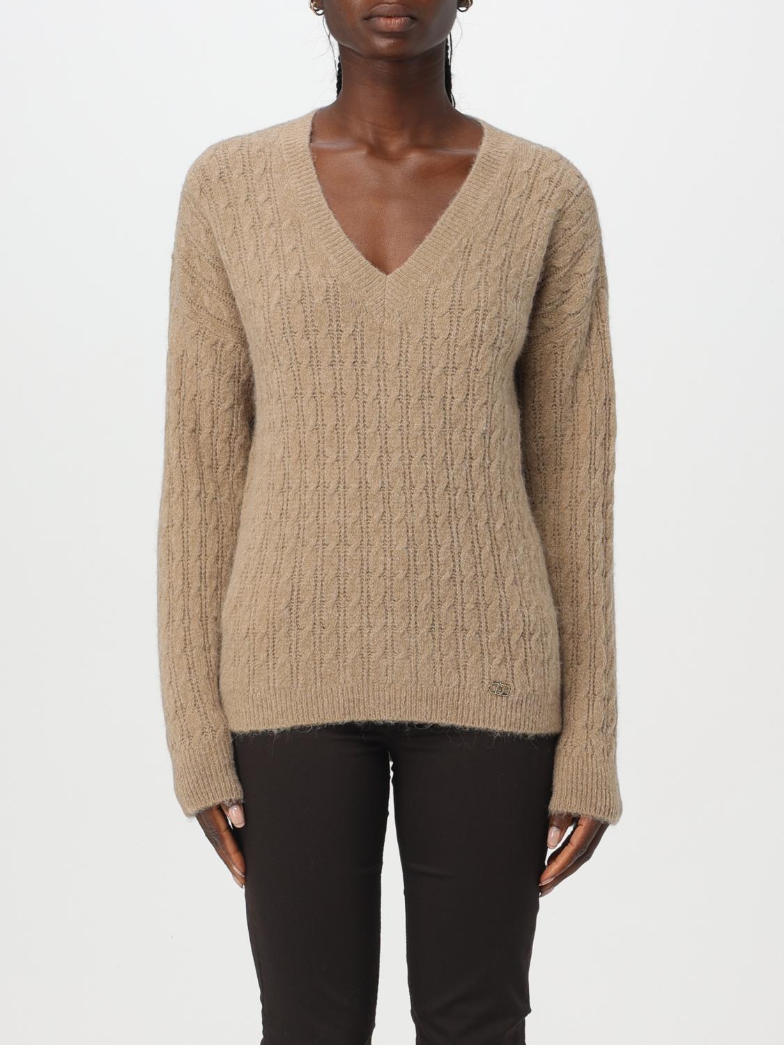 LIU JO SWEATER: Sweater woman Liu Jo, Sand - Img 1