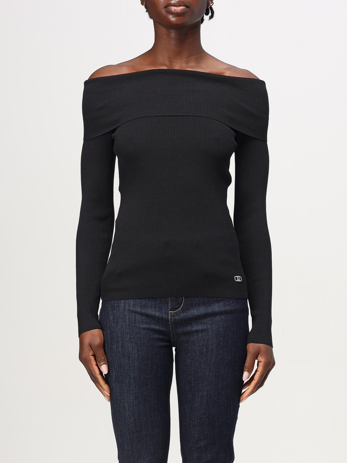 LIU JO SWEATER: Sweater woman Liu Jo, Black - Img 1