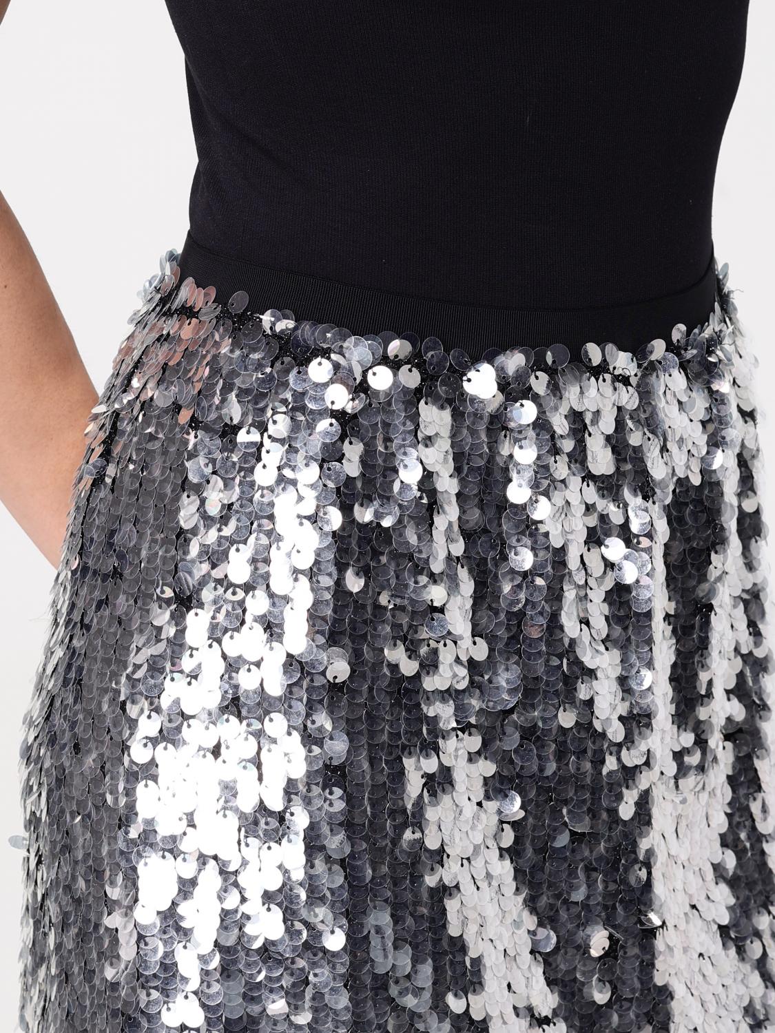 PINKO SKIRT: Skirt woman Pinko, Silver - Img 3