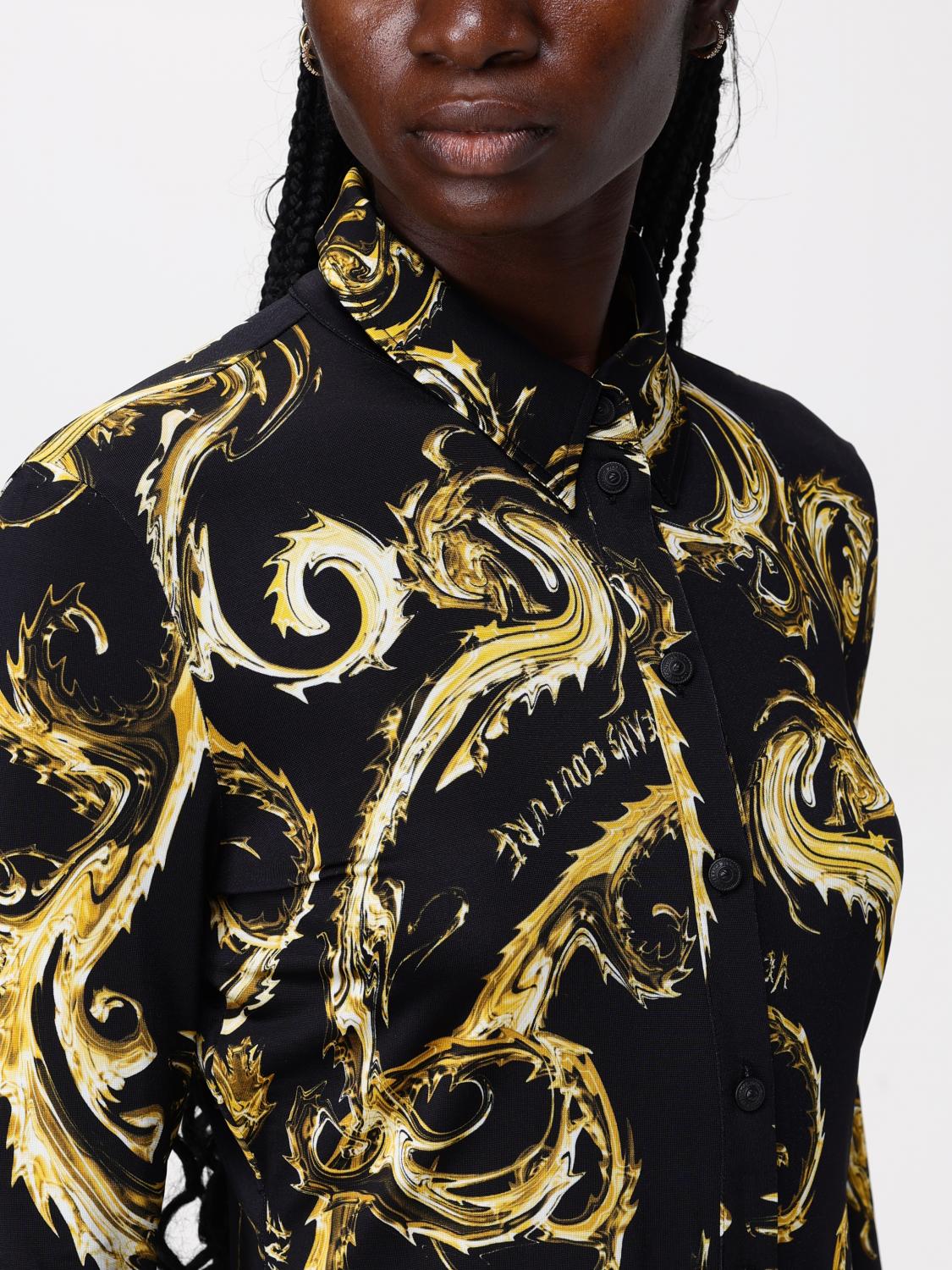 VERSACE JEANS COUTURE РУБАШКА: Рубашка Женское Versace Jeans Couture, Черный - Img 3