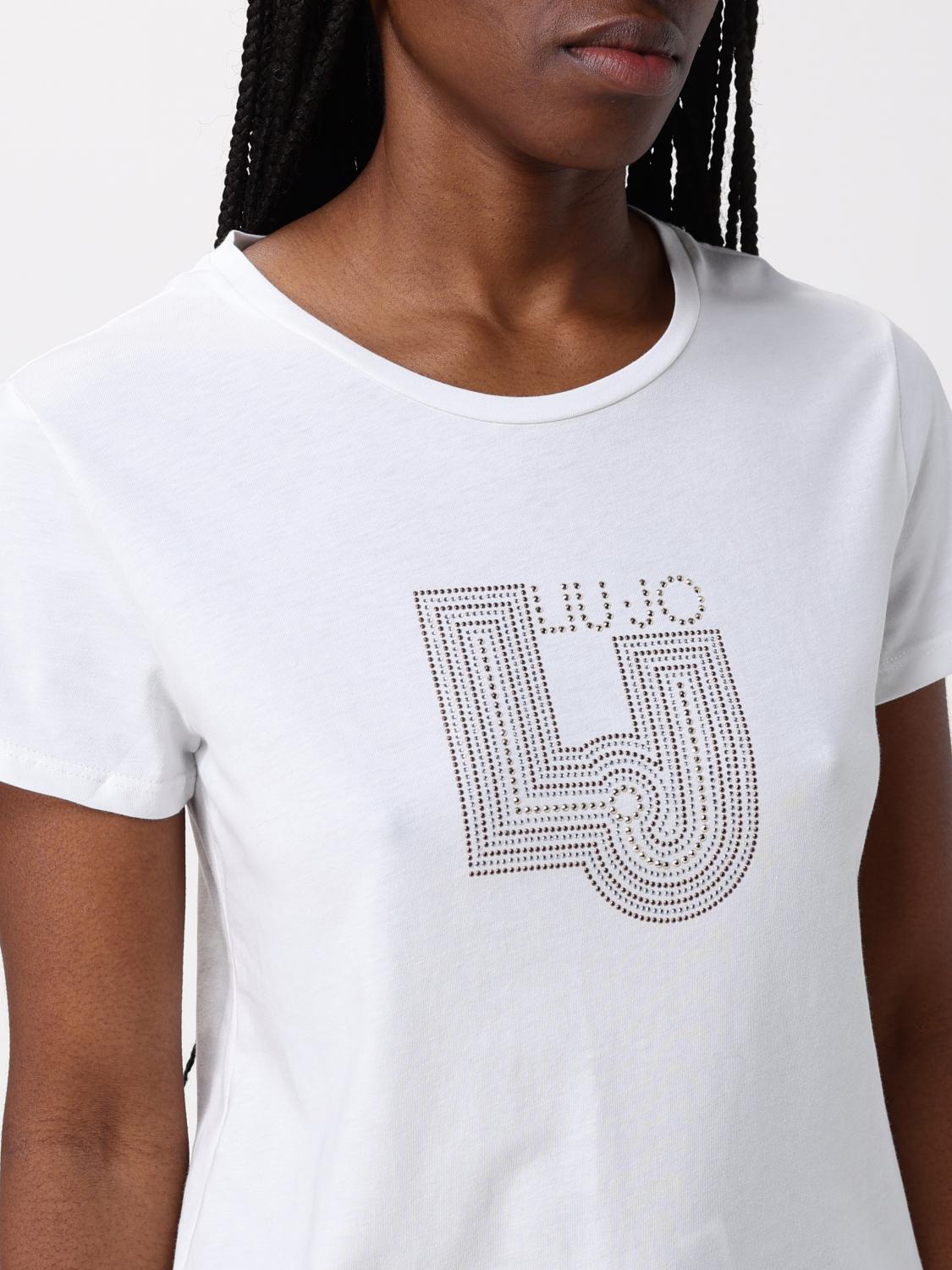 LIU JO T-SHIRT: T-shirt woman Liu Jo, White 1 - Img 3