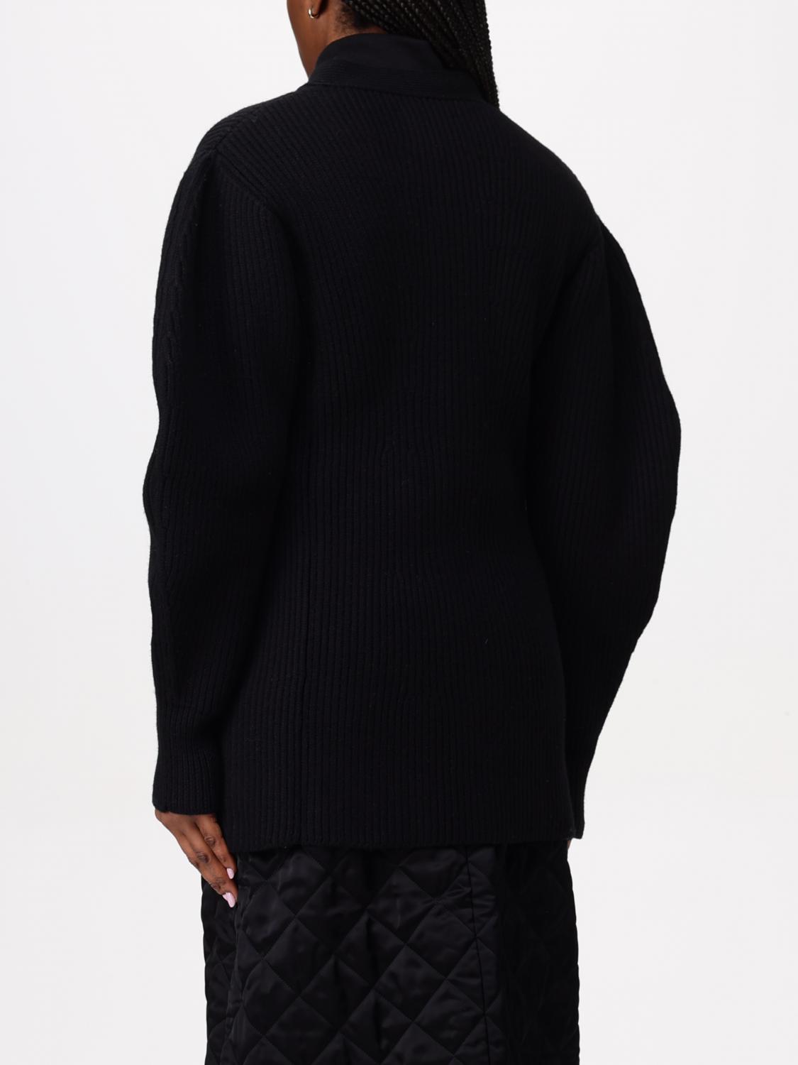 JIL SANDER JERSEY: Cárdigan mujer Jil Sander, Negro - Img 3