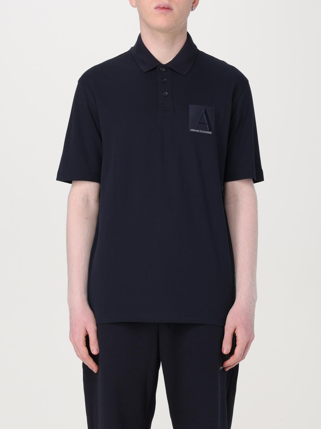 ARMANI EXCHANGE POLO SHIRT: Polo shirt men Armani Exchange, Blue - Img 1