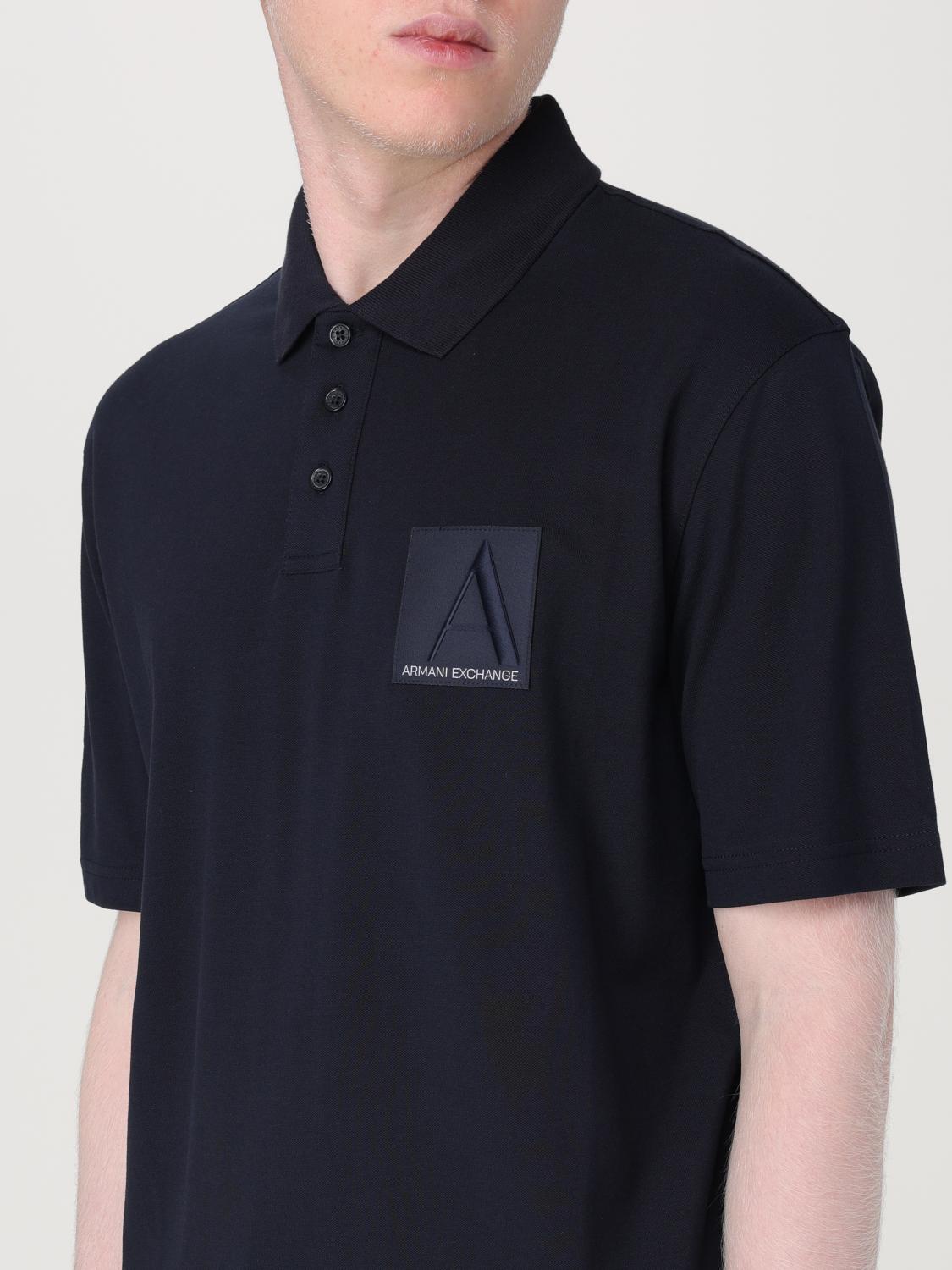 ARMANI EXCHANGE POLO SHIRT: Polo shirt men Armani Exchange, Blue - Img 4