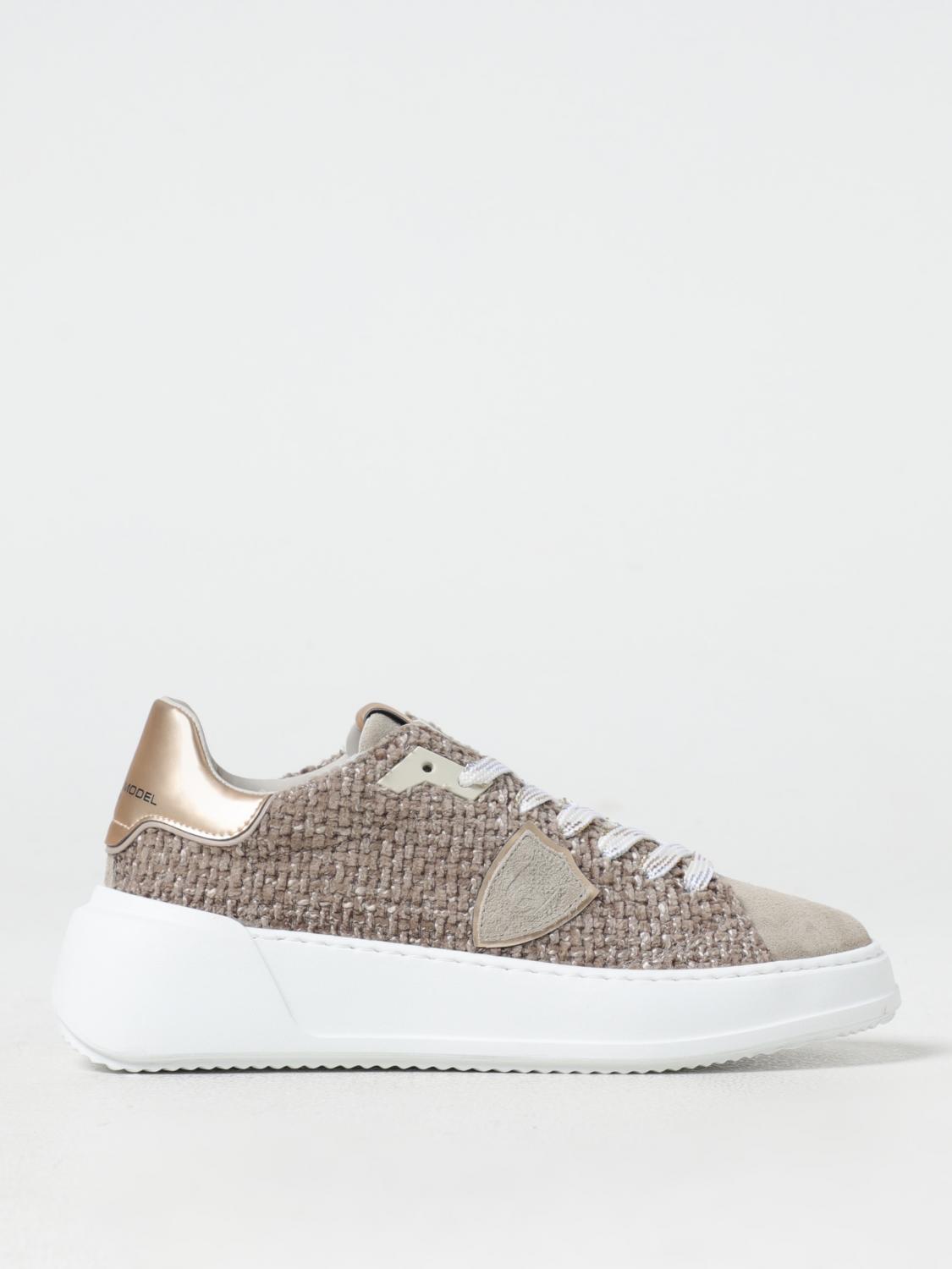 Giglio Sneakers Temple Philippe Model in camoscio intrecciato