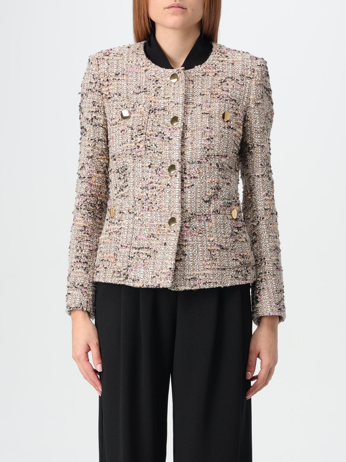 TAGLIATORE JACKET: Tagliatore tweed jacket, Beige - Img 1