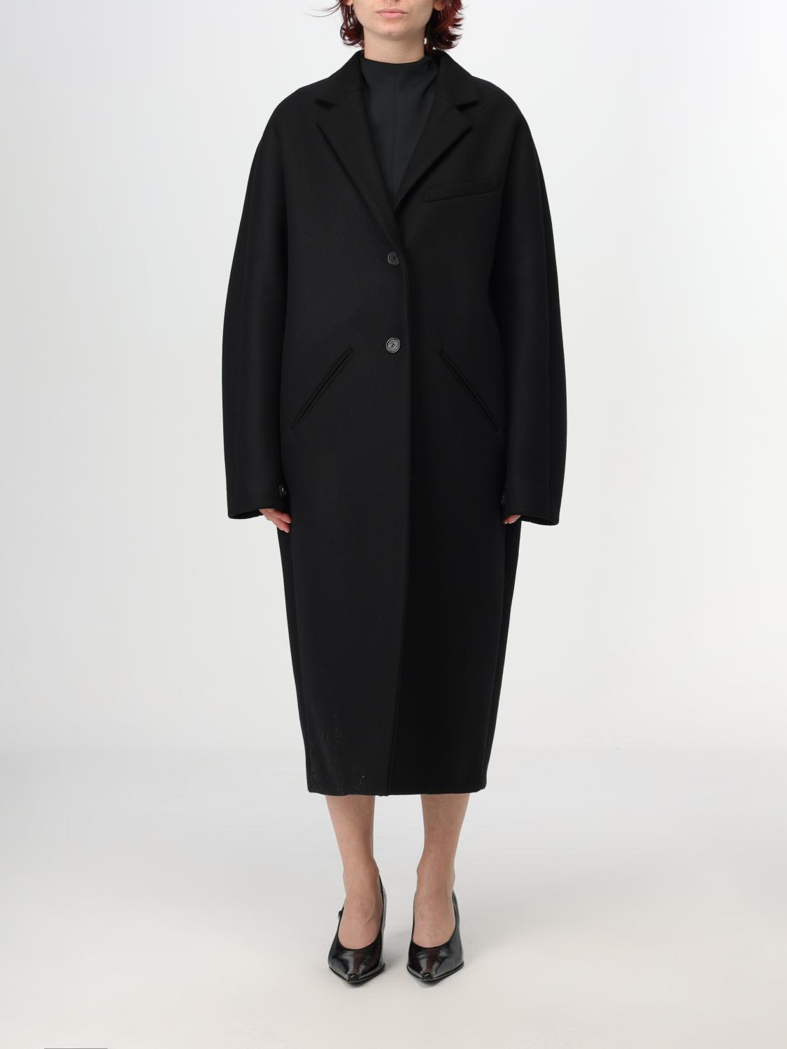 COURRÈGES COAT: Coat woman CourrÈges, Black - Img 1