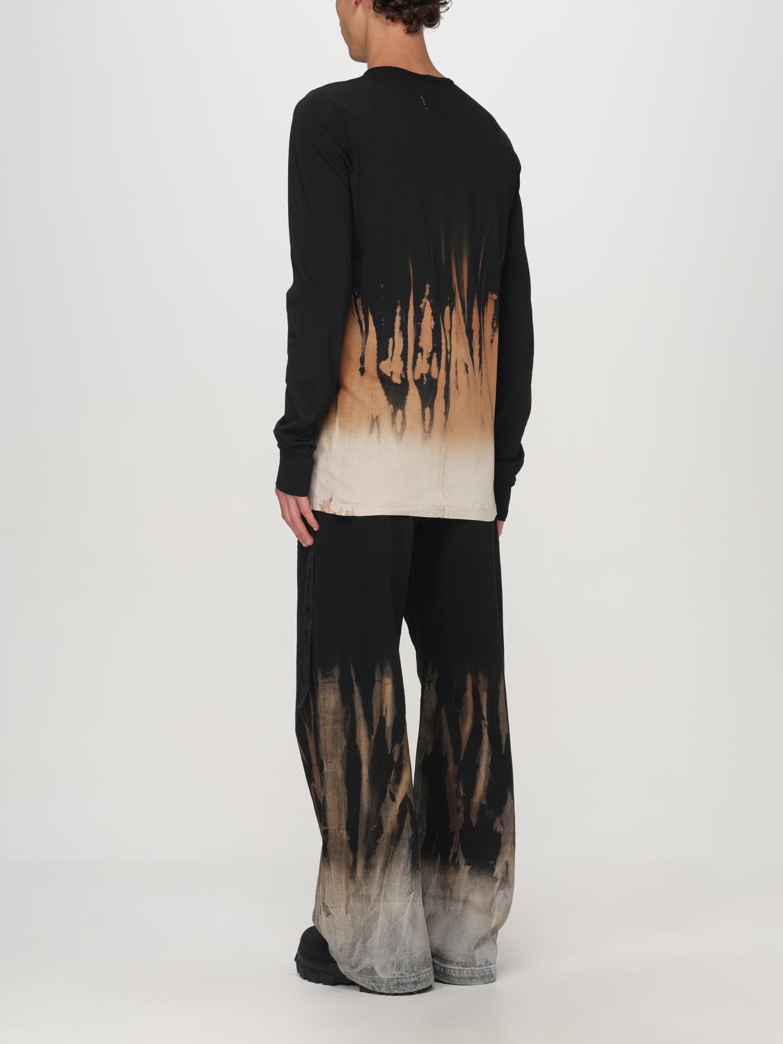 RICK OWENS DRKSHDW SWEATER: Drkshdw organic cotton sweater with print, Black - Img 3