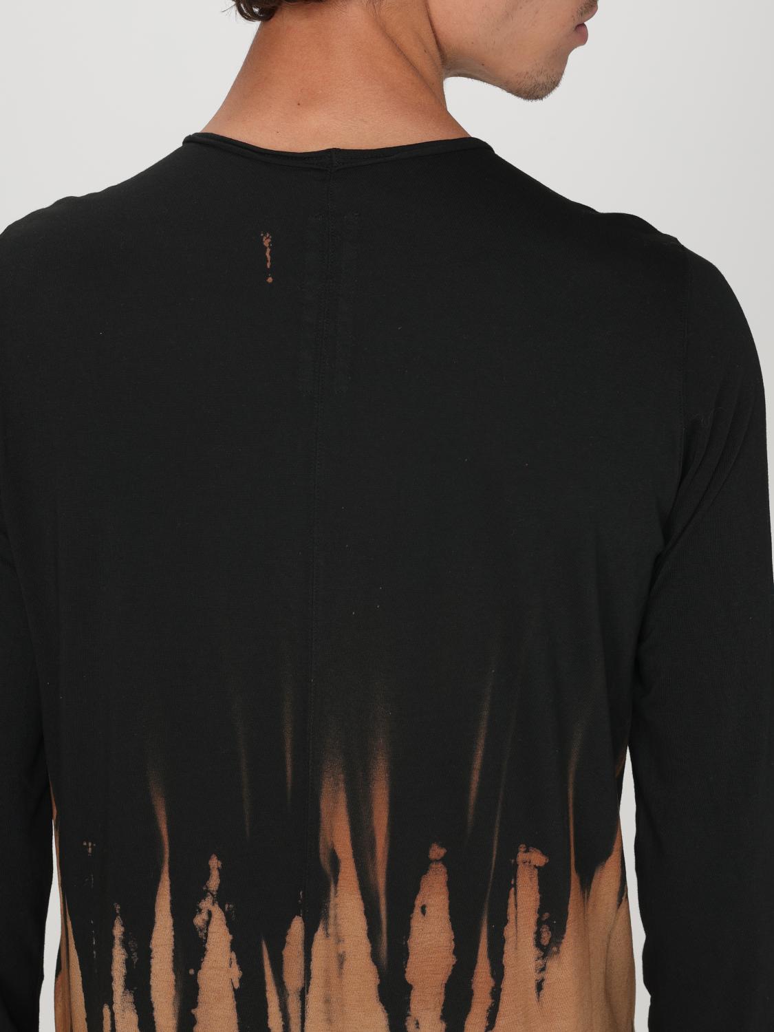 RICK OWENS DRKSHDW SWEATER: Drkshdw organic cotton sweater with print, Black - Img 5