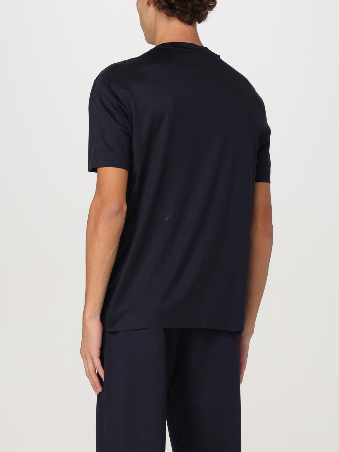 EMPORIO ARMANI T-SHIRT: T-shirt men Emporio Armani, Blue - Img 2