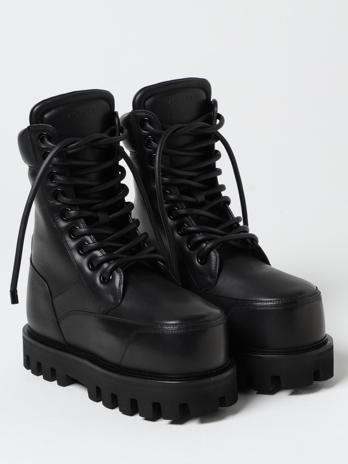 ALEXANDER MCQUEEN FLAT ANKLE BOOTS: Shoes woman Alexander McQueen, Black - Img 2