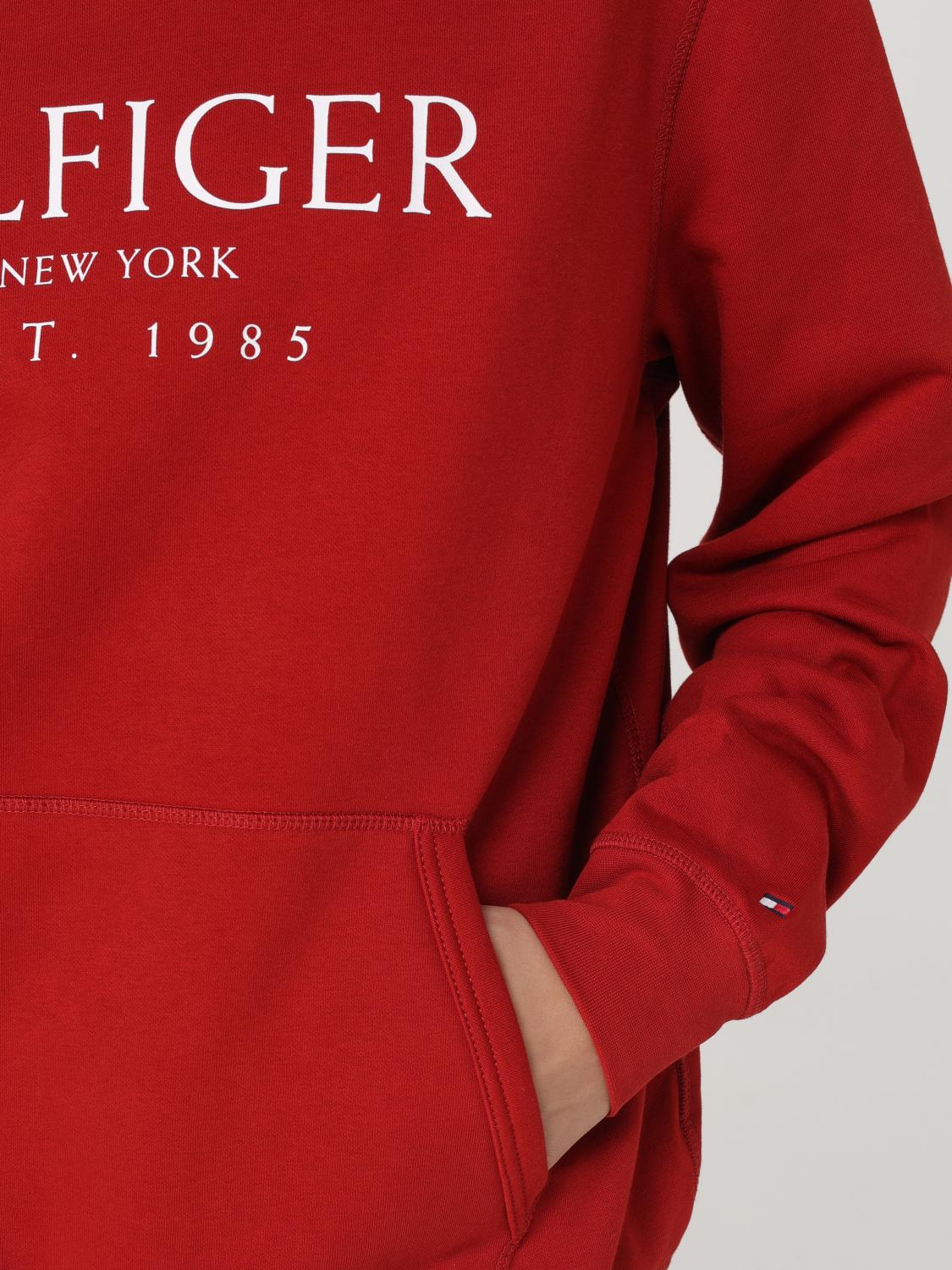 TOMMY HILFIGER SWEATSHIRT: Sweatshirt men Tommy Hilfiger, Red - Img 3